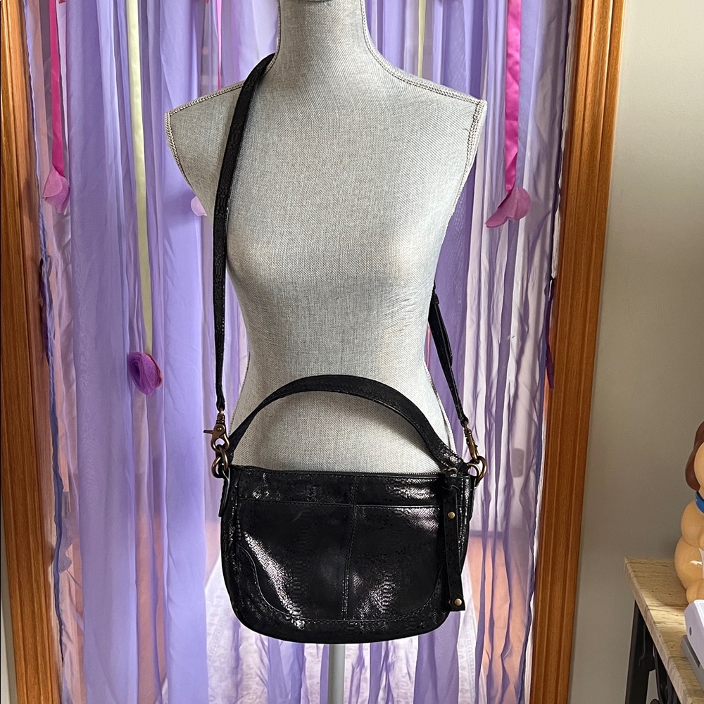 FRYE Melissa Metallic Crossbody Bag